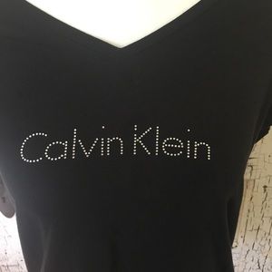 🍋Calvin Klein Jeans Rhinestoned Shirt